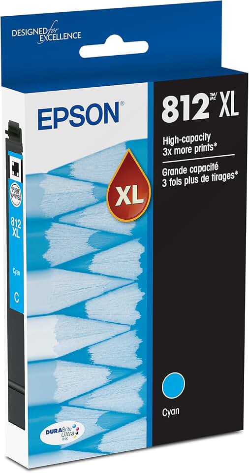 High Capacity Cyan Ink Cartridge for WorkForce Printers