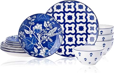 Ceramic Dinnerware Set for Four