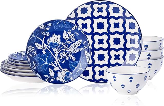 Ceramic Dinnerware Set for Four