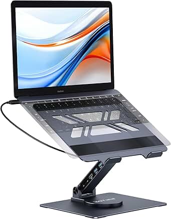 9-in-1 Aluminum USB-C Laptop Docking Stand