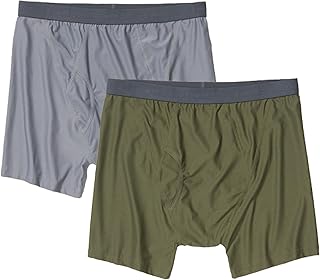 Men's Breathable Durable Boxer Briefs, 2 Pack