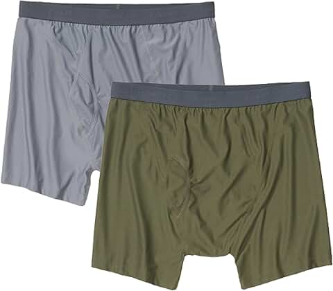 Men's Breathable Durable Boxer Briefs, 2 Pack