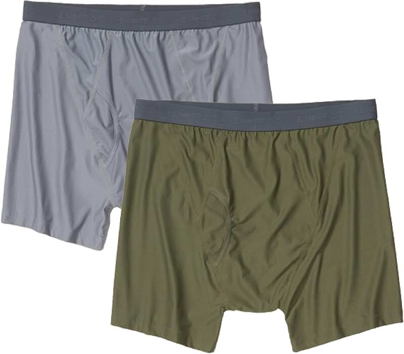 Men's Breathable Durable Boxer Briefs, 2 Pack