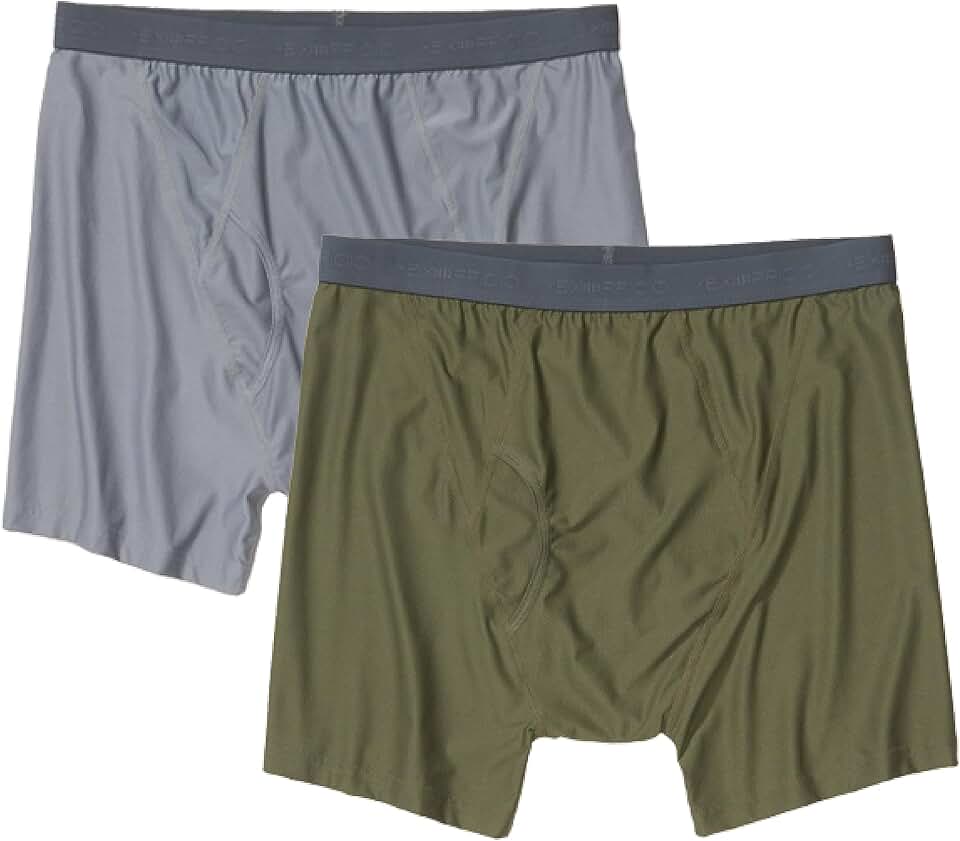 Men's Breathable Durable Boxer Briefs, 2 Pack