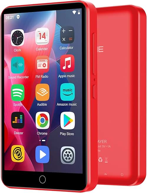80GB Bluetooth WiFi MP3 Player with 4" Touch Screen
