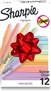Assorted Mild Pastel Pocket Highlighters, 12 Pack