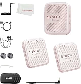 Wireless Lavalier Microphone for Video Shooting