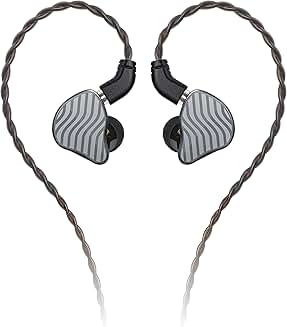 Wired High-Resolution Earphones with 1DD+2BA, Black