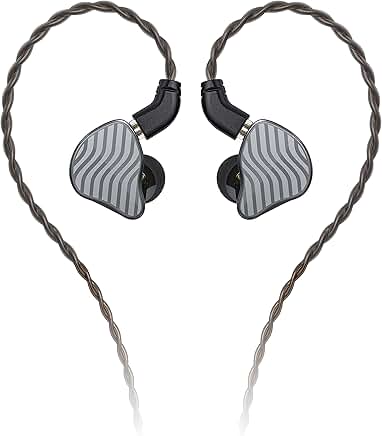 Wired High-Resolution Earphones with 1DD+2BA, Black
