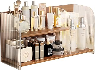 20-Inch Bamboo Makeup and Skincare Organizer