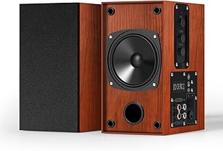 30W Turntable Speakers with 4-Inch Woofer and AUX