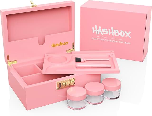 Large Bamboo Storage Box with Lock