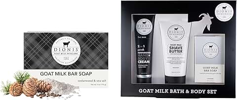 Men's Goat Milk Skincare Set with Cedarwood and Sea Salt