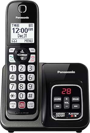 Cordless Phone with Answering Machine and Call Block