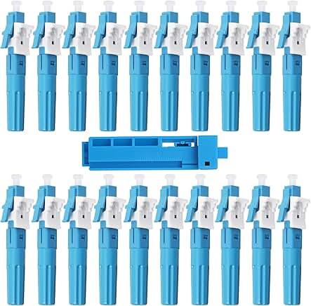 20 Pack Singlemode Fiber Optic Quick Connectors