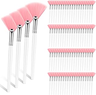 Pink Facial Mask Brush Set for Makeup and Peels