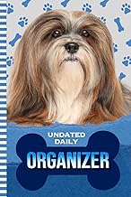 Daily Organizer with Dog and Paw Print Cover