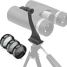 1.25-inch Telescope Moon Filter Set with Tripod Adapter
