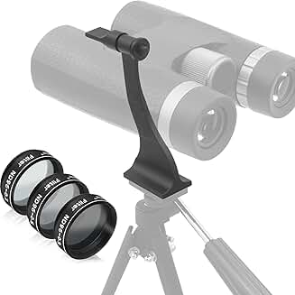 1.25-inch Telescope Moon Filter Set with Tripod Adapter