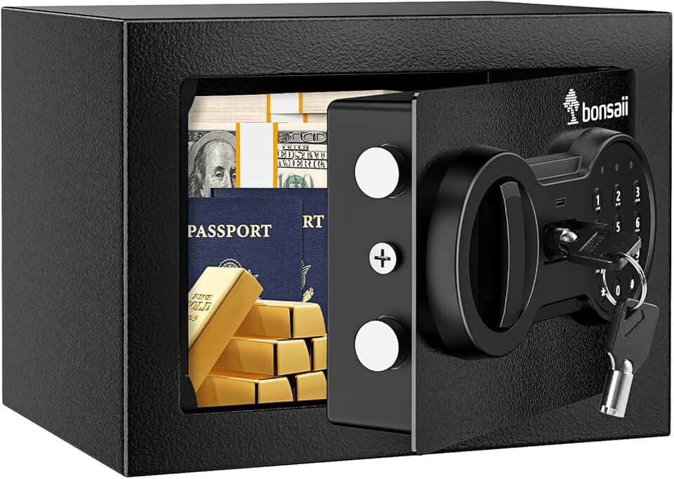 Small Steel Safe Box with Electronic Keypad