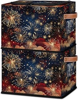 Fireworks Storage Box with Handles and Zipper Lid