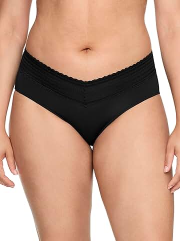 Women's Microfiber Lace Hipster 3-Pack