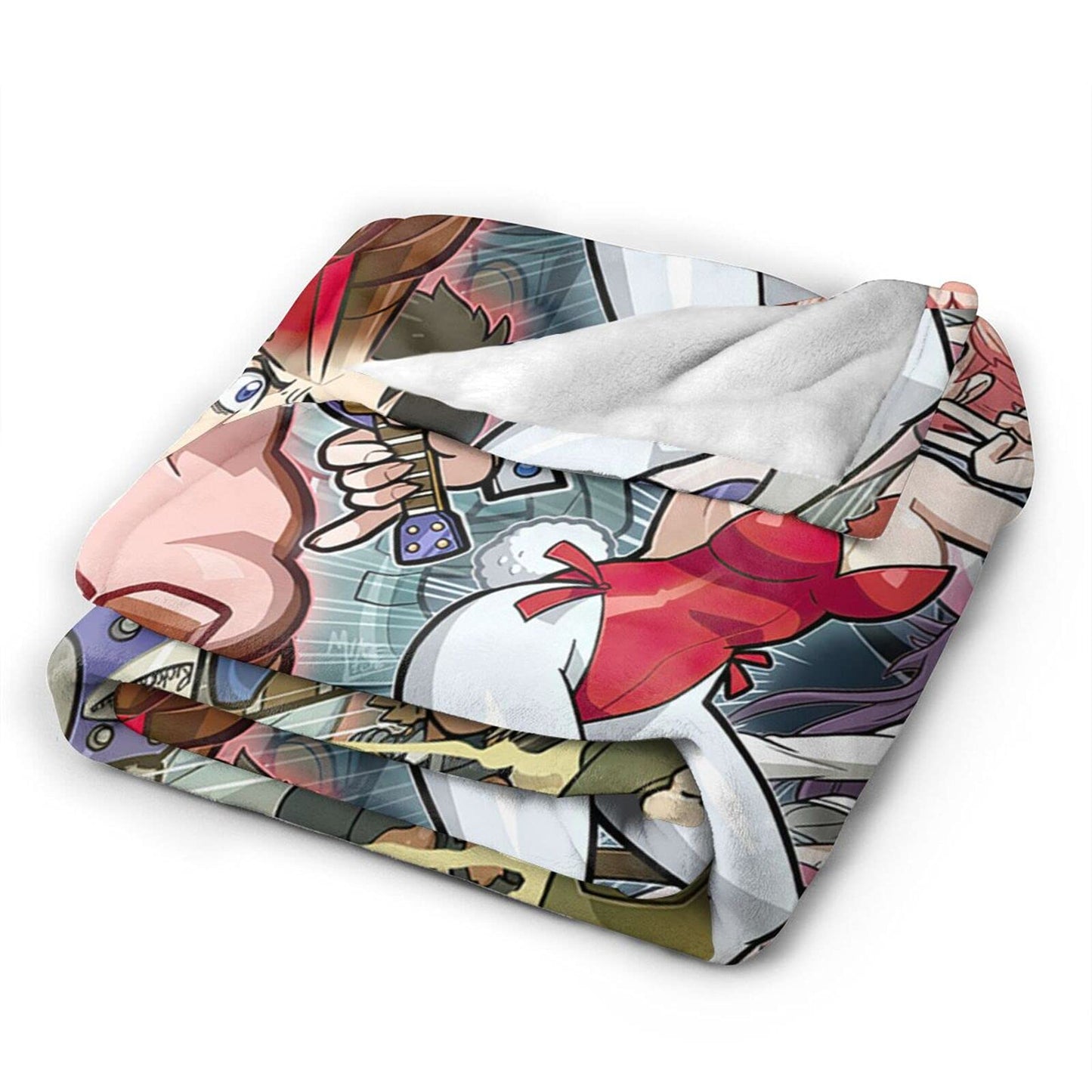 FLCL Blanket Super Soft Warm and Comfortable Blanket Flannel Blanket, Suitable for Bed, Sofa, Chair, Living Room, Bedroom in All Seasons80 X60