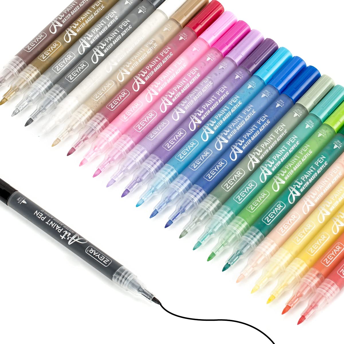 Acrylic Paint Pens Extra Fine 24 Colors
