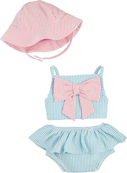 Baby Girls Seersucker 3-Piece Set