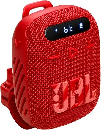 Red Bluetooth Handlebar Speaker