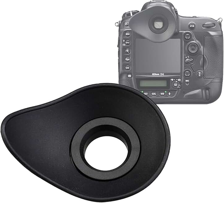 Large Soft TPU Eye Cup for Nikon D850 and D810
