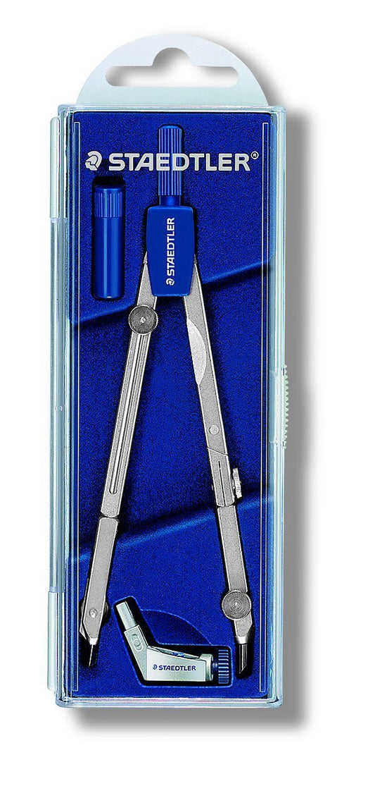 Precision compass with extender in case