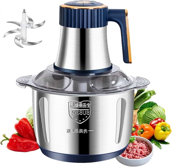 5L 5-Speed Food Processor with Juicing and Dough Kneading