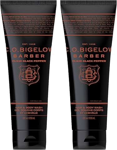 Black Pepper Scented 2-in-1 Hair and Body Wash, Pack of 2