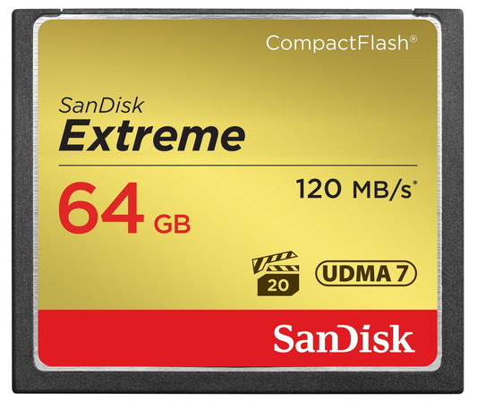 Extreme 64GB Compact Flash Memory Card