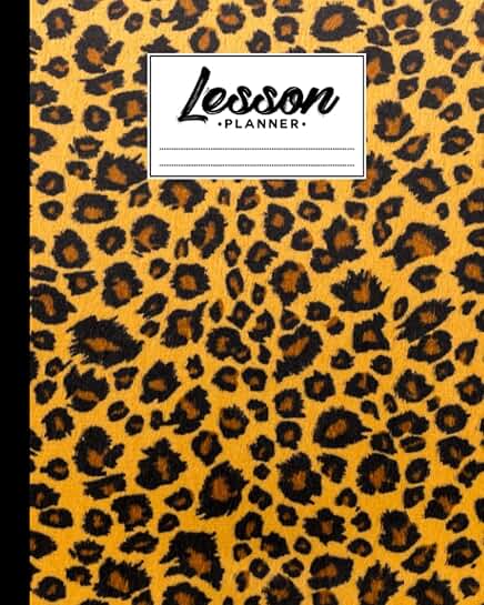 Elementary and high school lesson planner with 121 pages