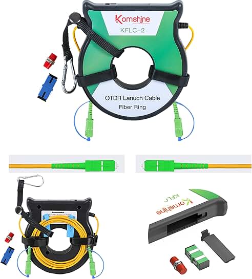 Fiber Optic OTDR Launch Cable, 200M, SC/APC to SC/APC