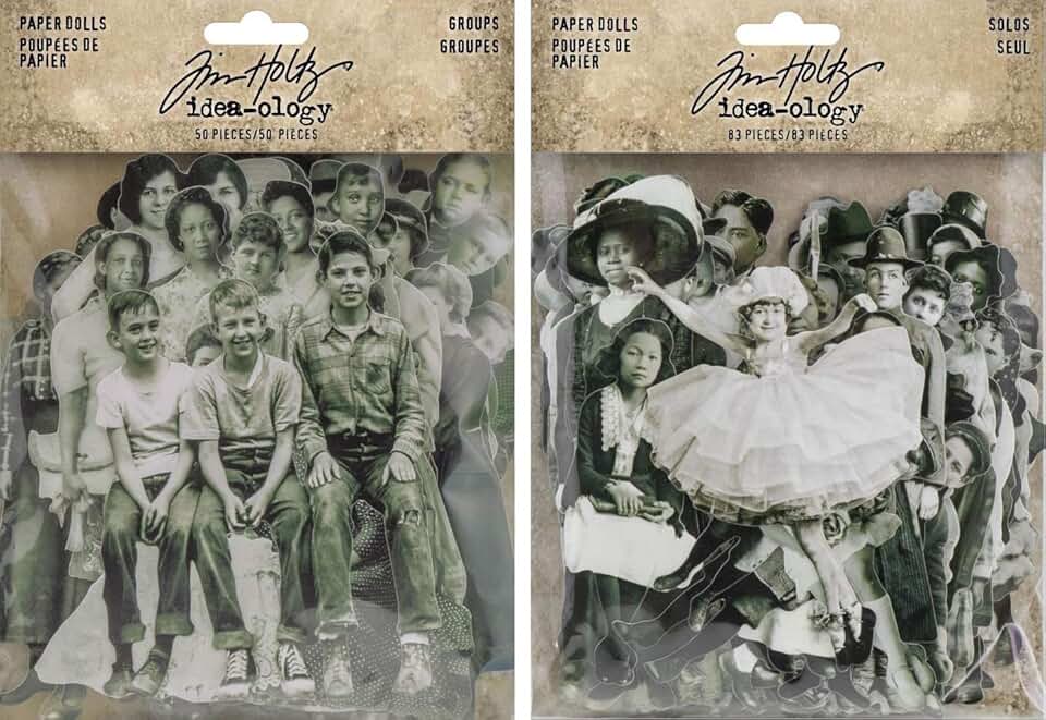 Paper Dolls Groups and Solos Bundle in Orange and Black