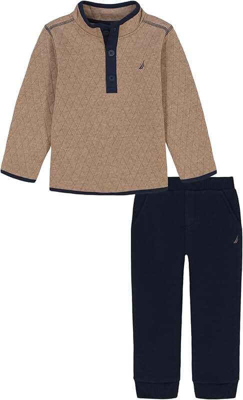 Baby boys' 2-piece fleece and zip set