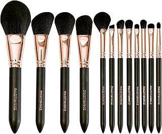 12-Piece Professional Makeup Brush Set with Magnetic Storage