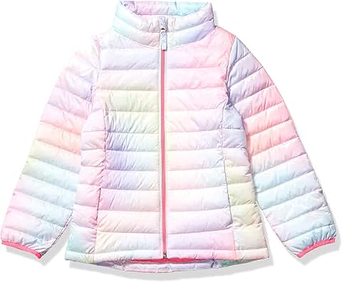 Lightweight Water-Resistant Toddler Girls' Puffer Jacket