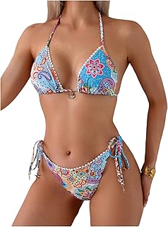 Women's Paisley Print 2-Piece Swimsuit