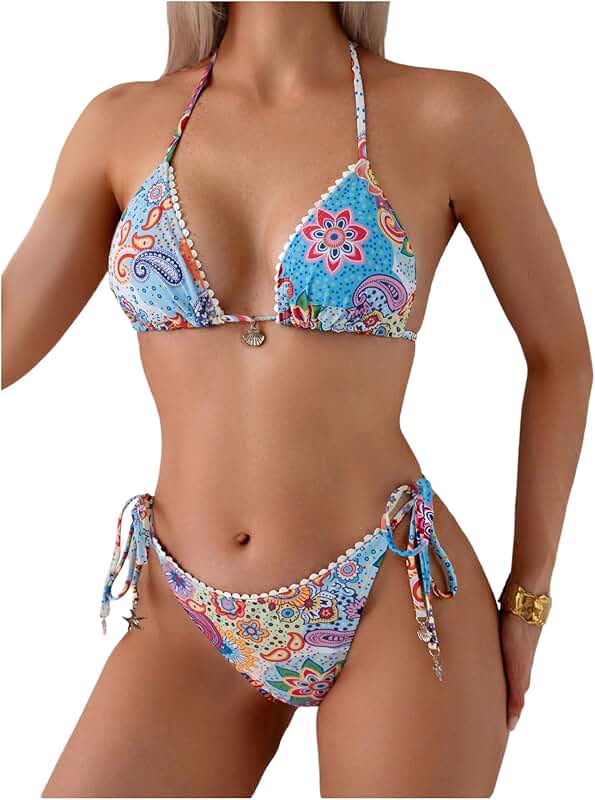 Women's Paisley Print 2-Piece Swimsuit