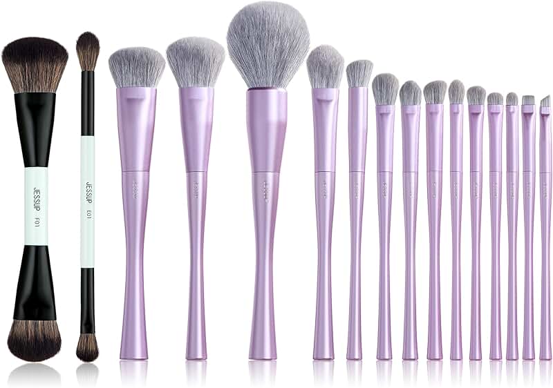 Two Double-Sided Makeup Brushes Set