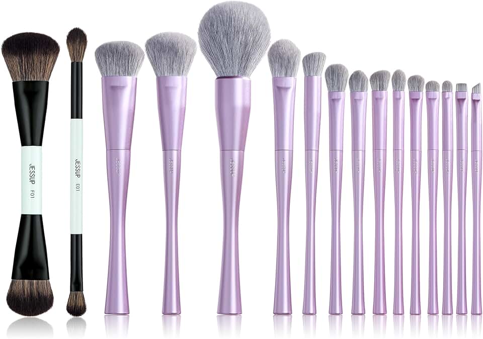 Two Double-Sided Makeup Brushes Set