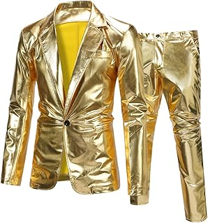 Men's Floral Print 2-Piece Dress Suit