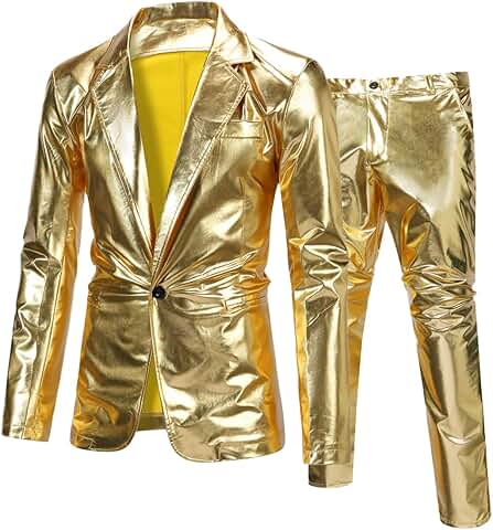 Men's Floral Print 2-Piece Dress Suit