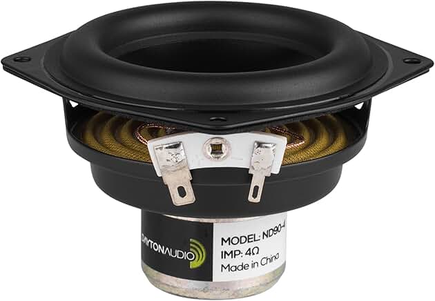 3.5-inch Aluminum Cone Full-Range Neo Driver, 4 Ohm