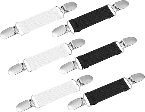 Six Fashion Dress Clips for Women and Girls
