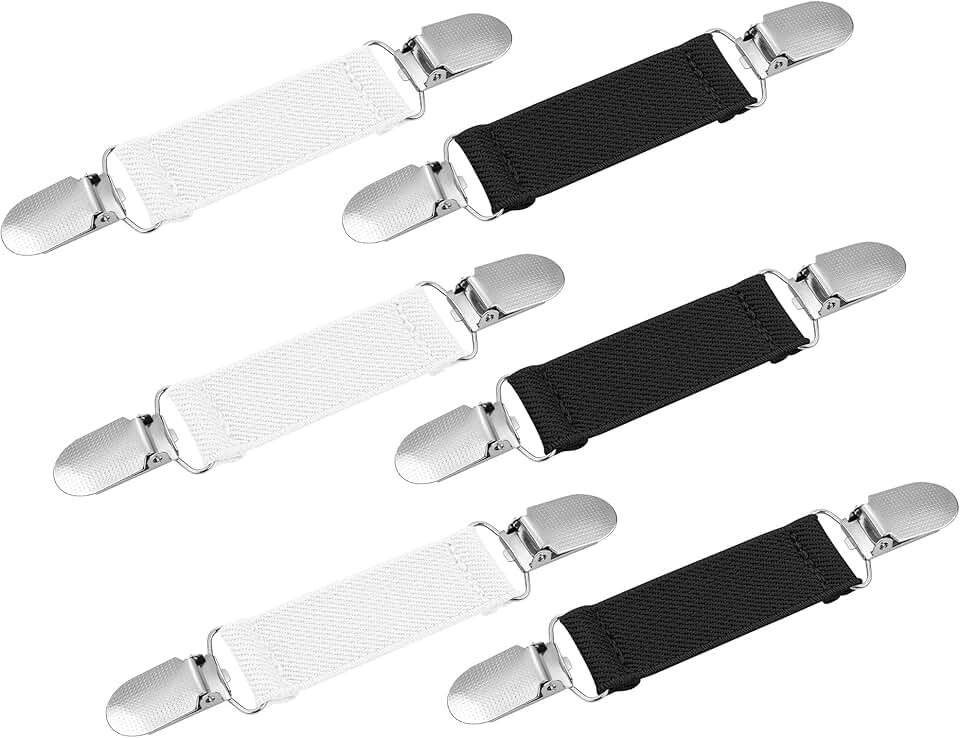 Six Fashion Dress Clips for Women and Girls
